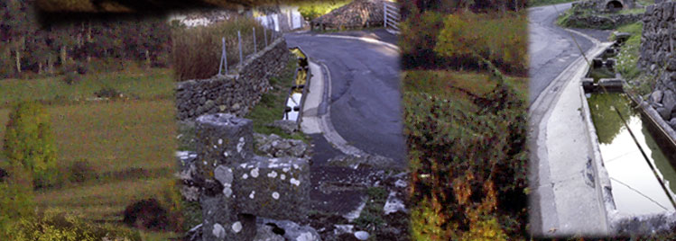 Croix et abreuvoirs à Fraissinet - 15100 St-Flour