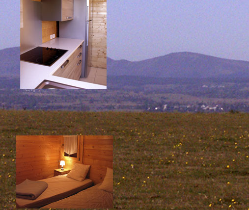 location de vacances chelet Puy-Mary - St-Flour - Cuisine équipée, une chambre